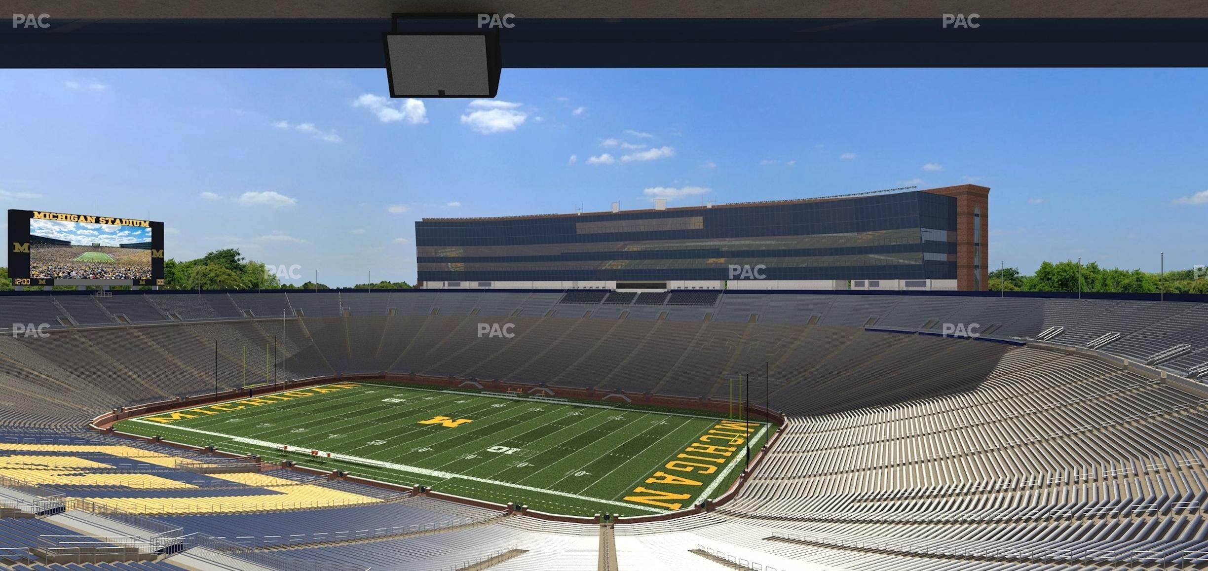 Seating view for Michigan Stadium Section 316