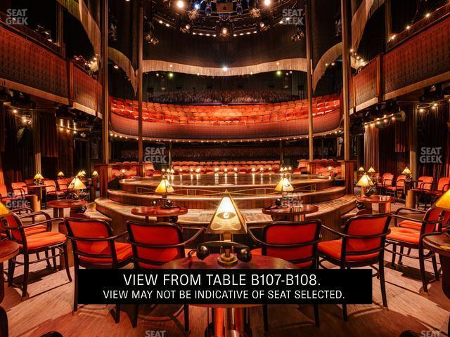 Seating view for August Wilson Theatre Section Orchestra Table Seating 3