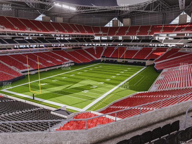 Seating view for Mercedes-Benz Stadium Section 246