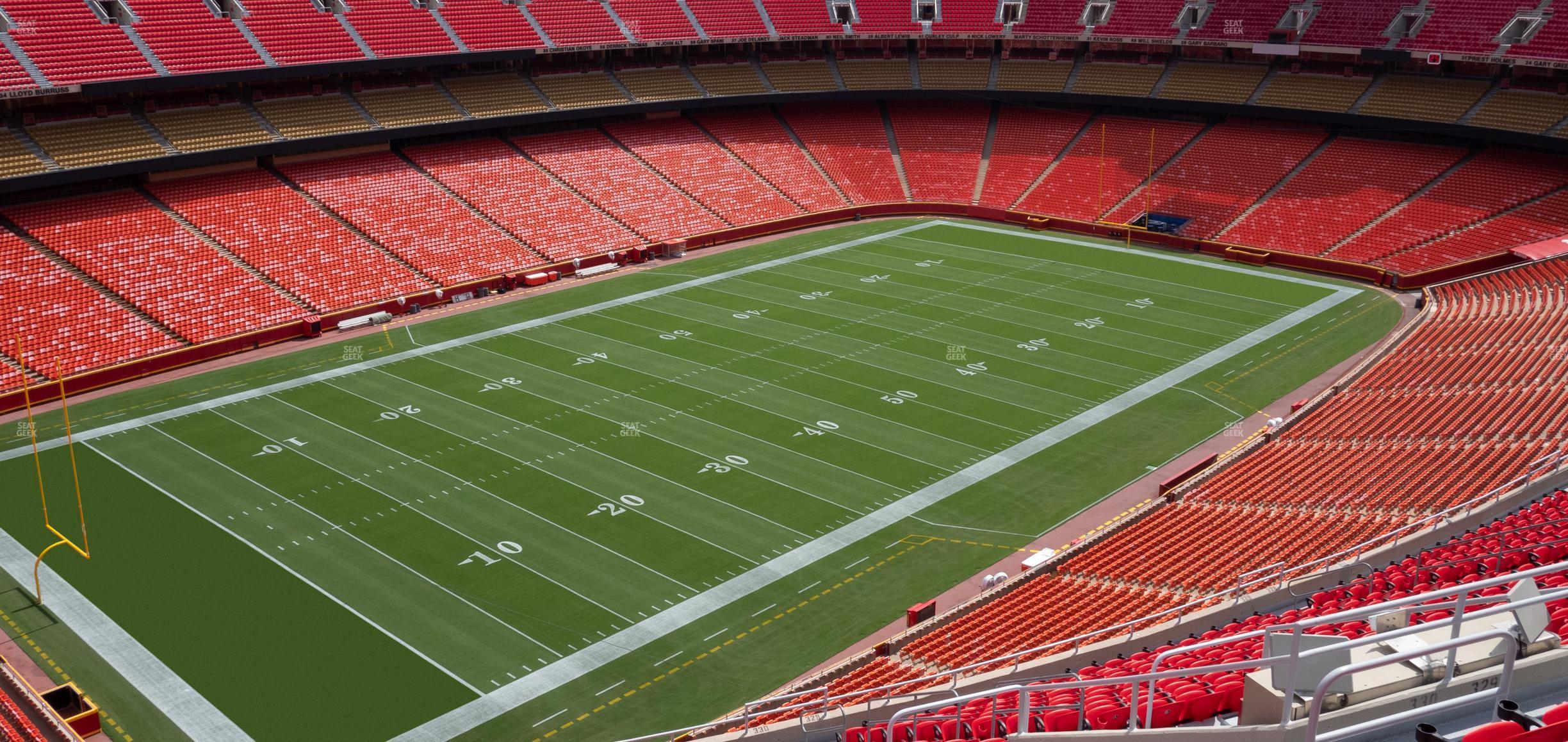 Seating view for GEHA Field at Arrowhead Stadium Section 330