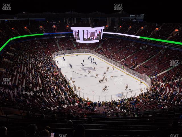 Seating view for Rogers Arena Section 418