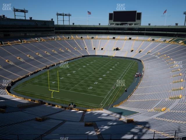 Seating view for Lambeau Field Section 643 S