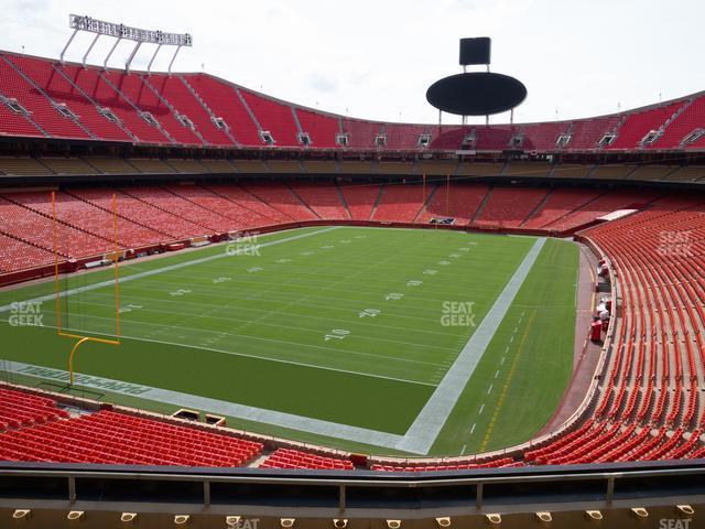 Seating view for GEHA Field at Arrowhead Stadium Section 233