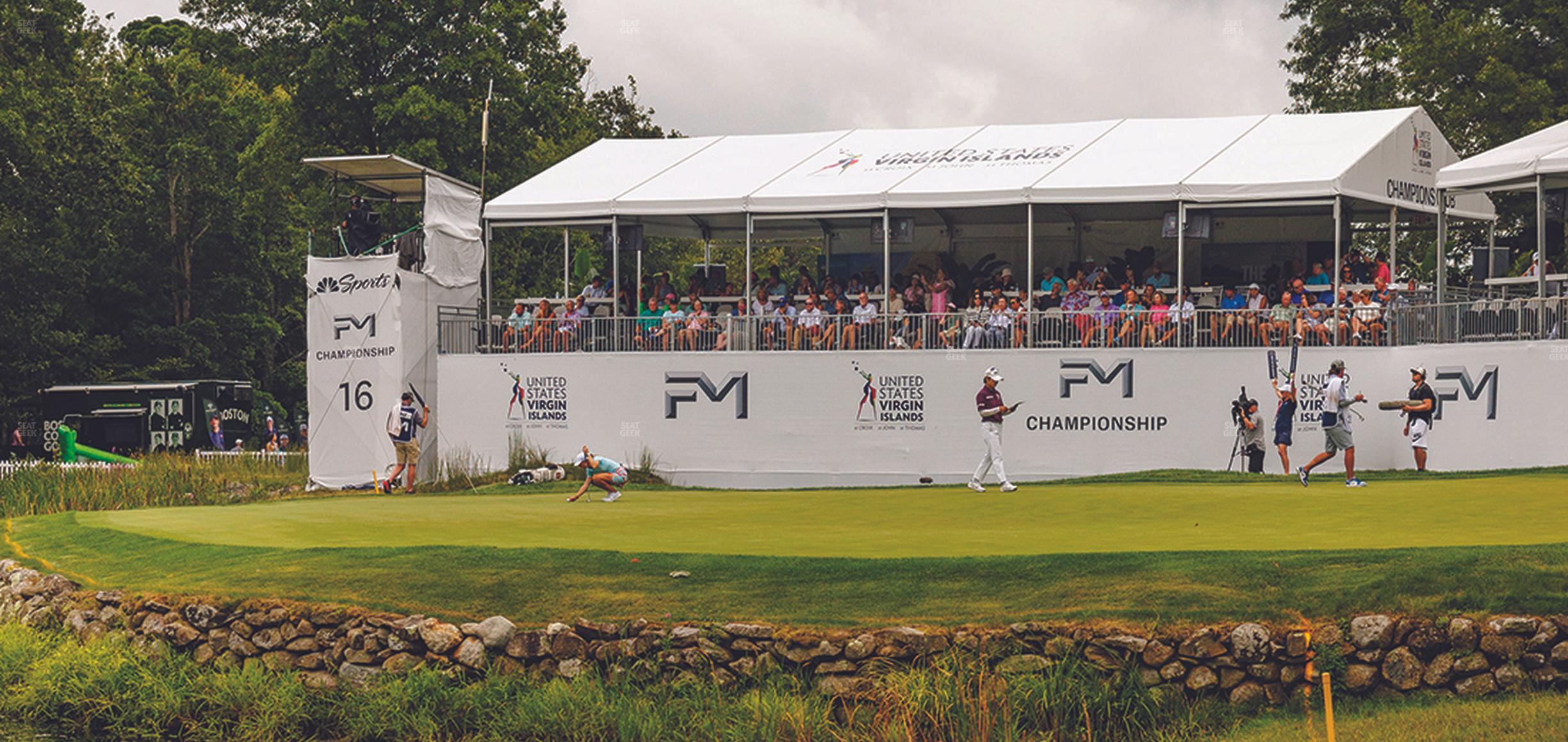 Seating view for TPC Boston Section Us Virgin Islands Champions Club