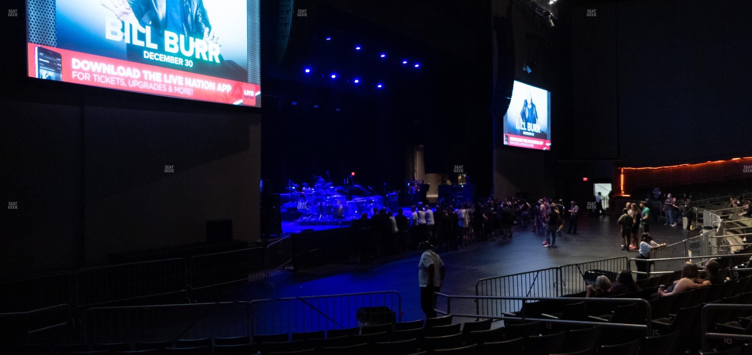 Seating view for Arizona Financial Theatre Section Main Floor 7