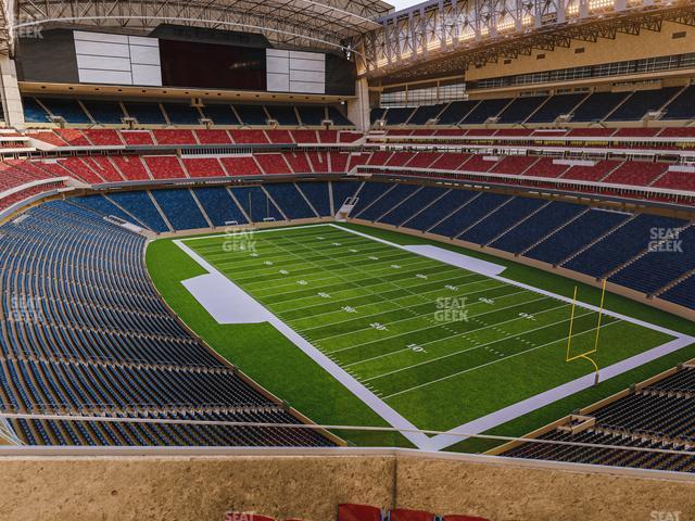 Seating view for NRG Stadium Section 552