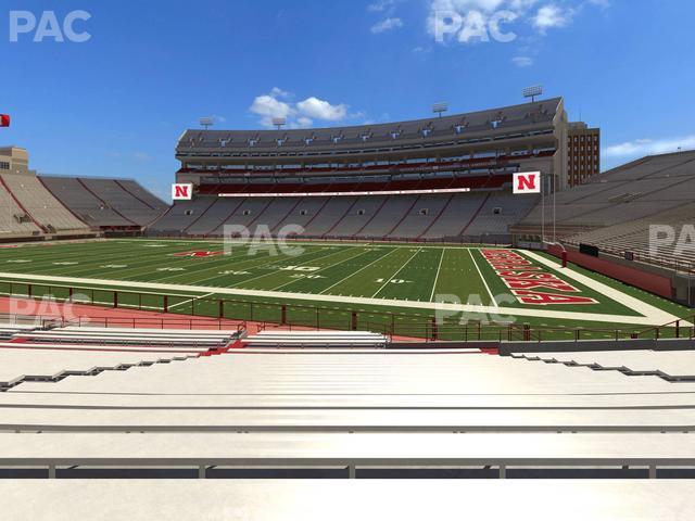 Seating view for Memorial Stadium Nebraska Section 22