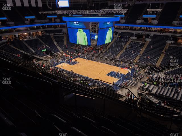 Seating view for Target Center Section 207