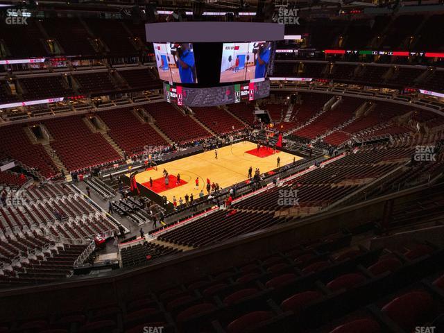 Seating view for United Center Section 321