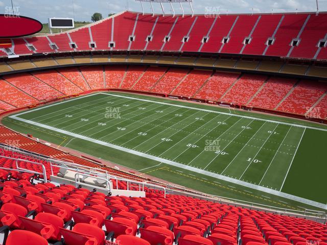 Seating view for GEHA Field at Arrowhead Stadium Section 320