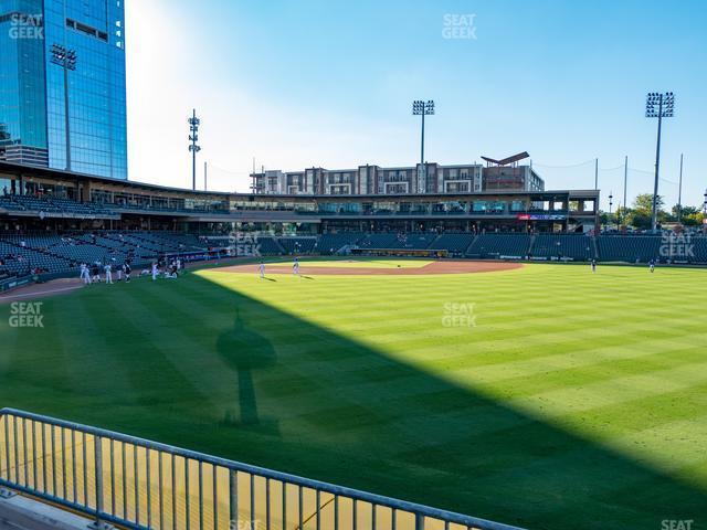 Seating view for Truist Field Section Home Run 3