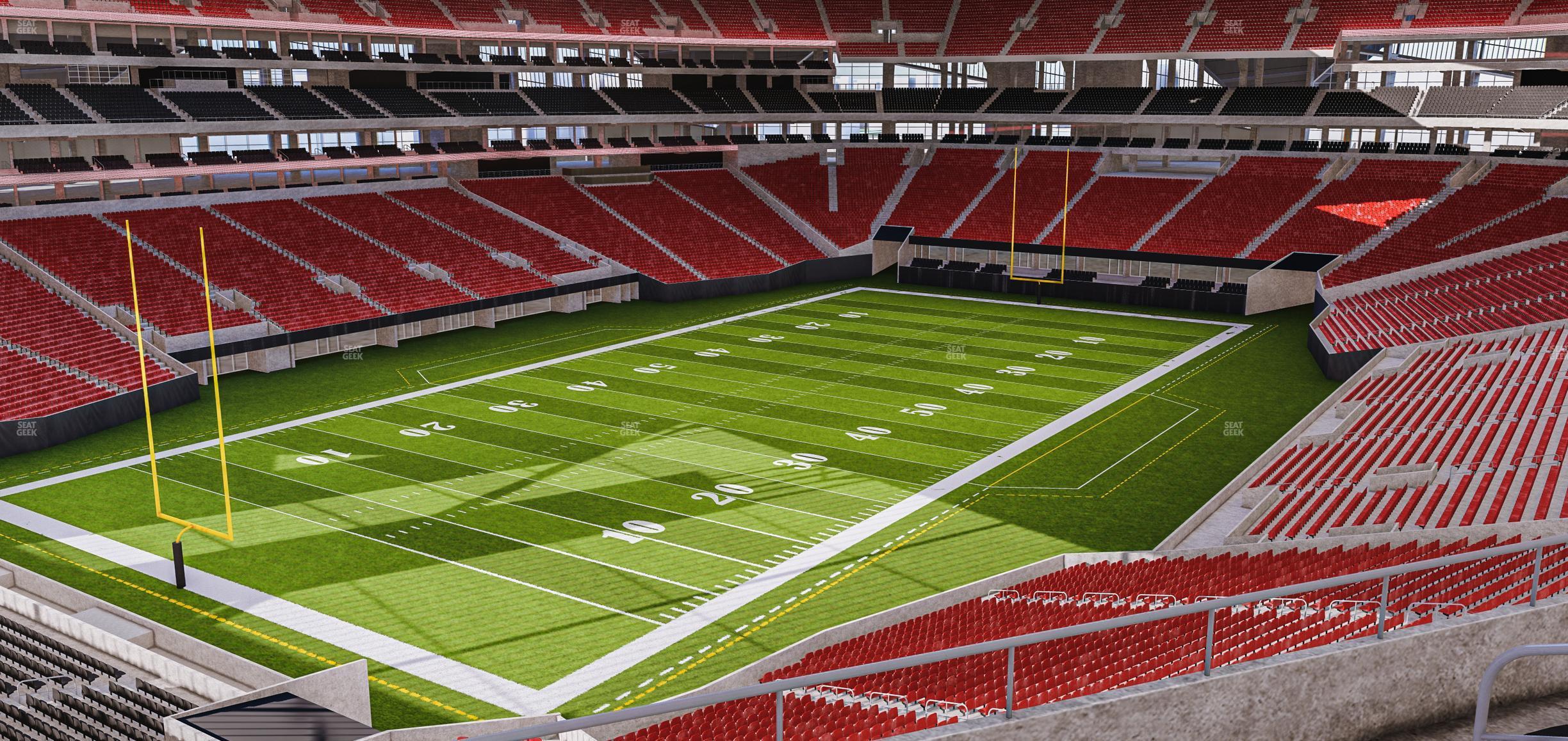 Seating view for Mercedes-Benz Stadium Section 245