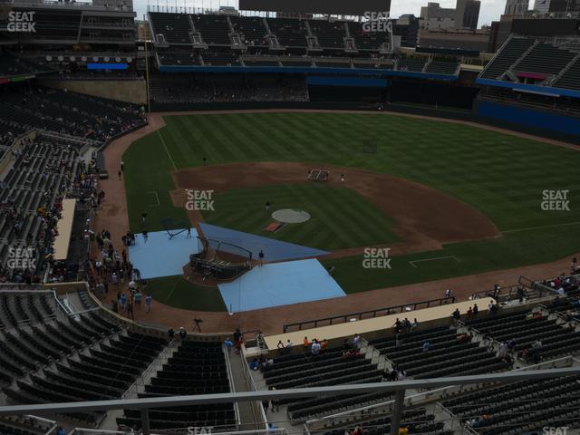 Seating view for Target Field Section 212