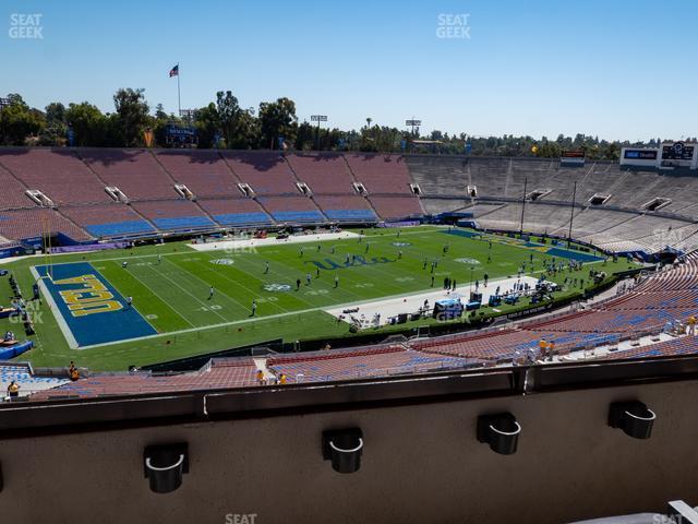 Seating view for Rose Bowl Stadium Section Club 110