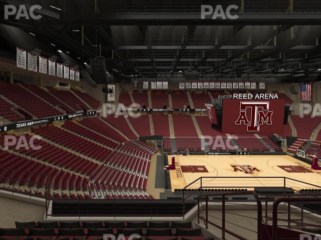 Seating view for Reed Arena Section 207