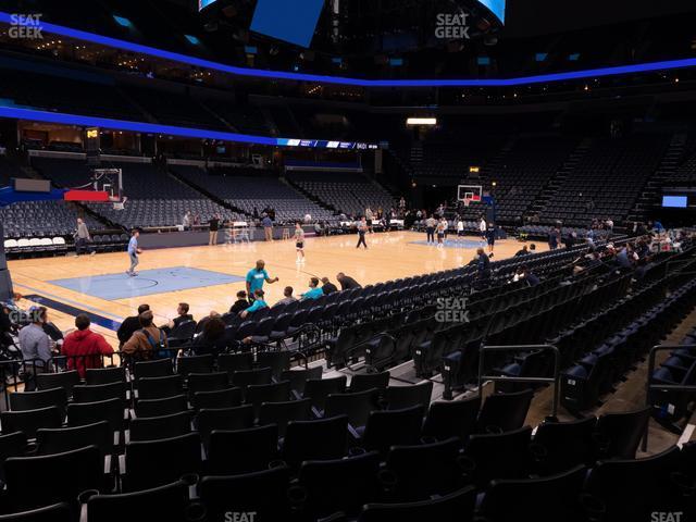 Seating view for FedExForum Section 112