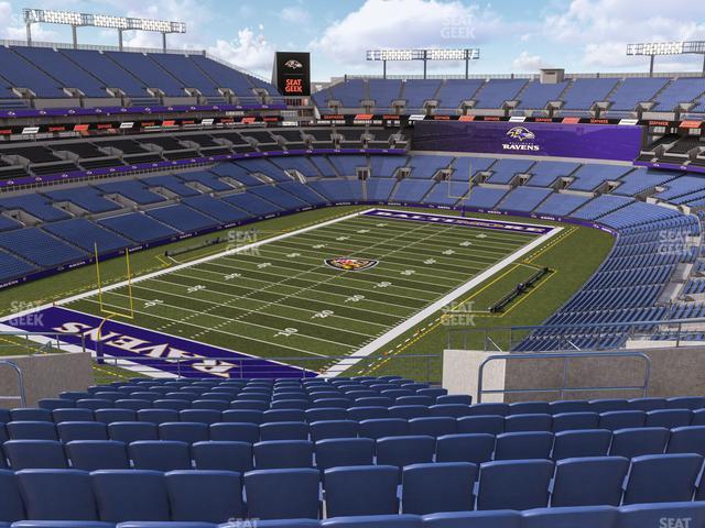 Seating view for M&T Bank Stadium Section 508