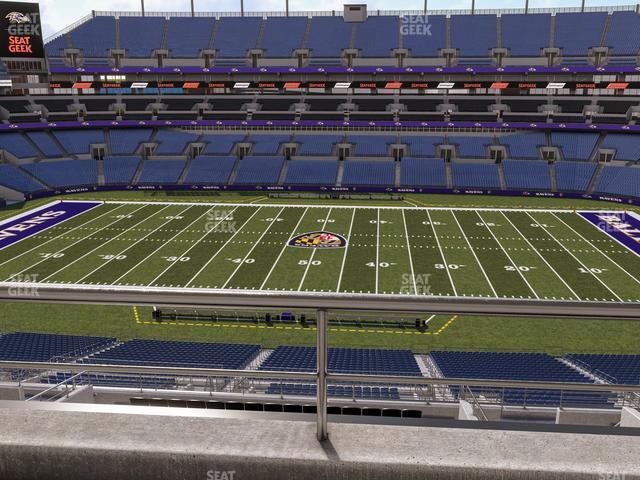 Seating view for M&T Bank Stadium Section Suite 411