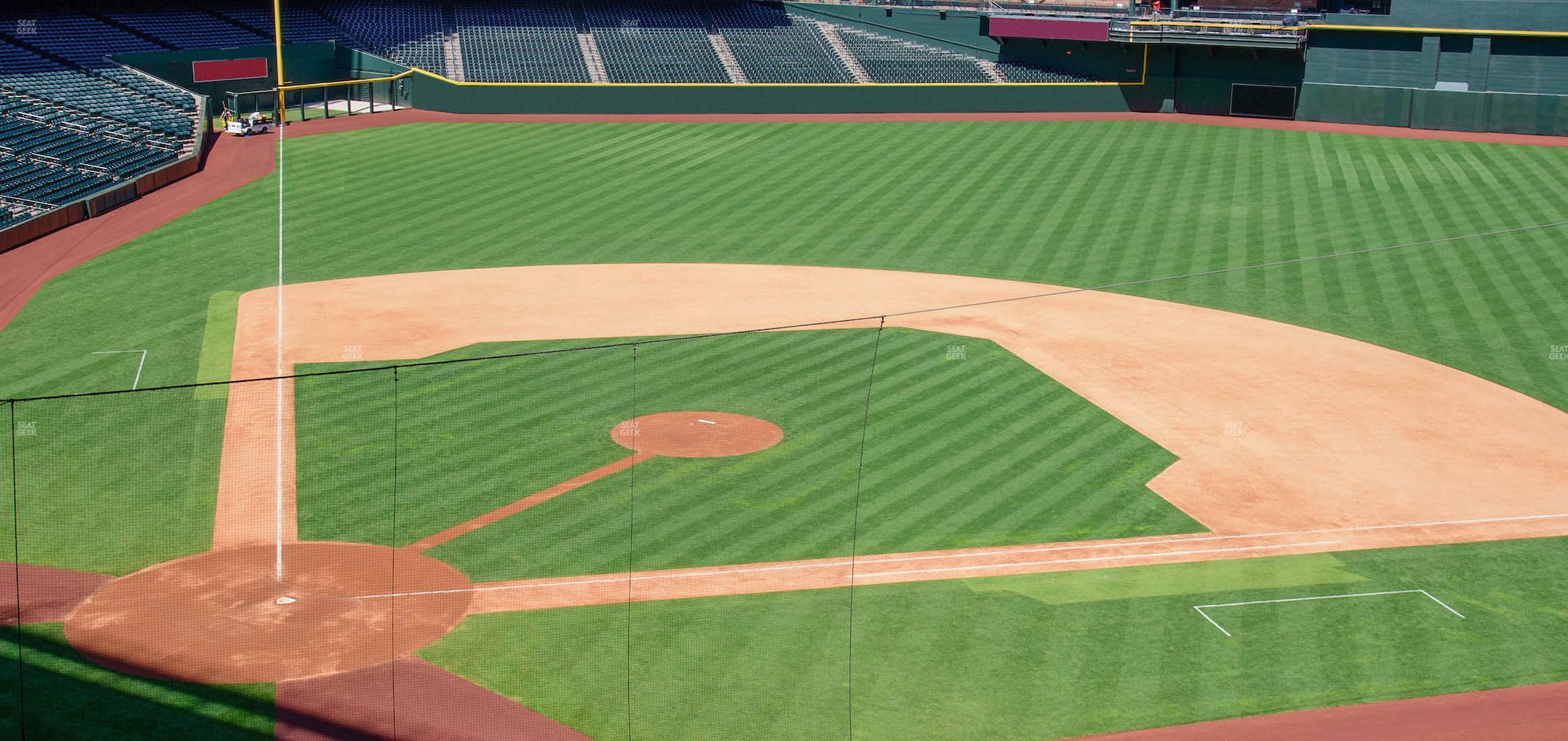 Seating view for Chase Field Section 210 A W