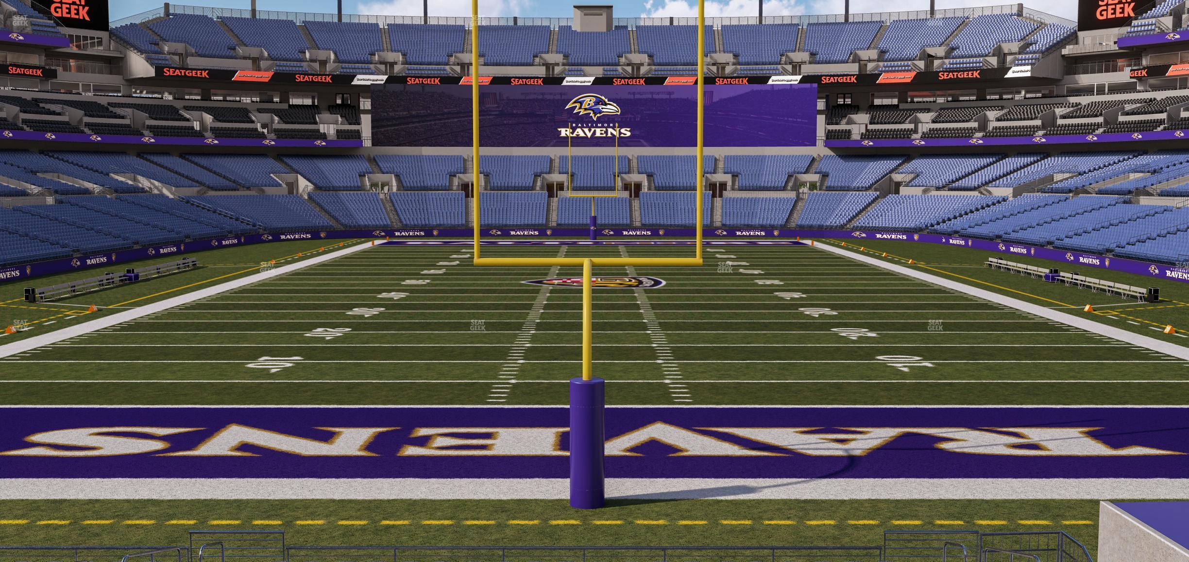 Seating view for M&T Bank Stadium Section 113