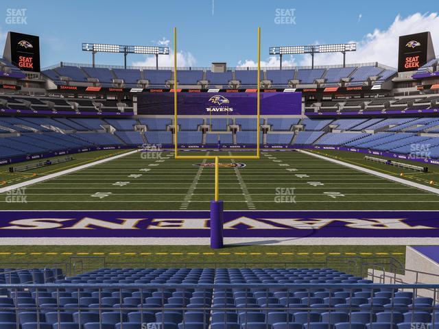 Seating view for M&T Bank Stadium Section 113