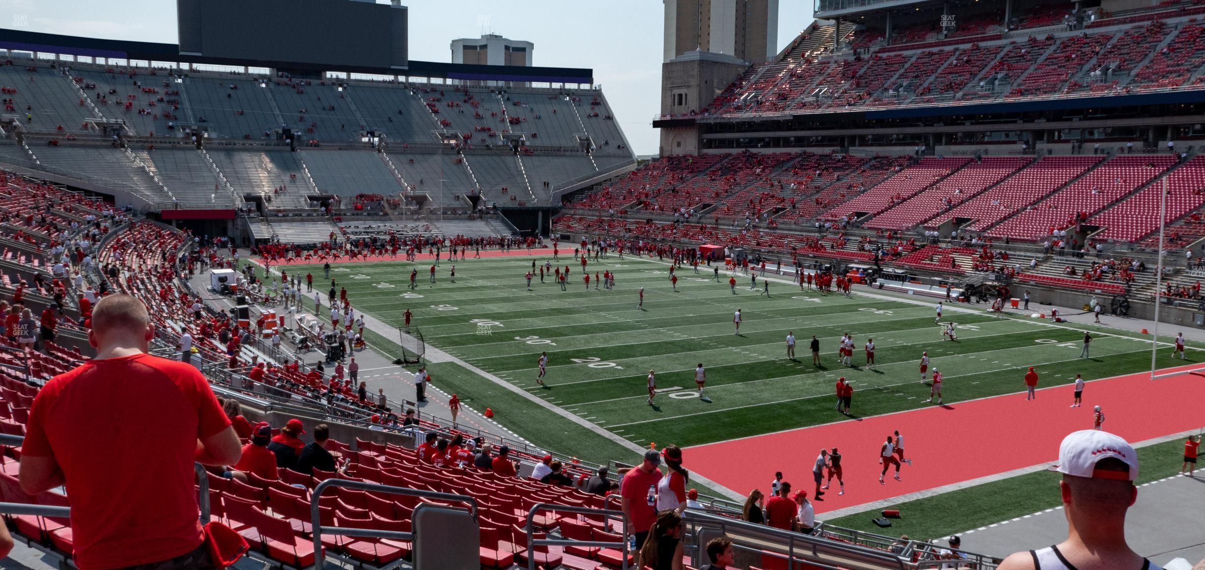 Seating view for Ohio Stadium Section 10 A