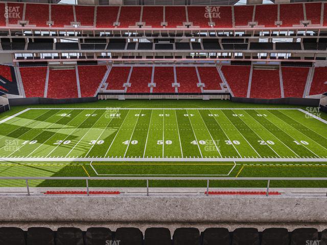 Seating view for Mercedes-Benz Stadium Section Club 237