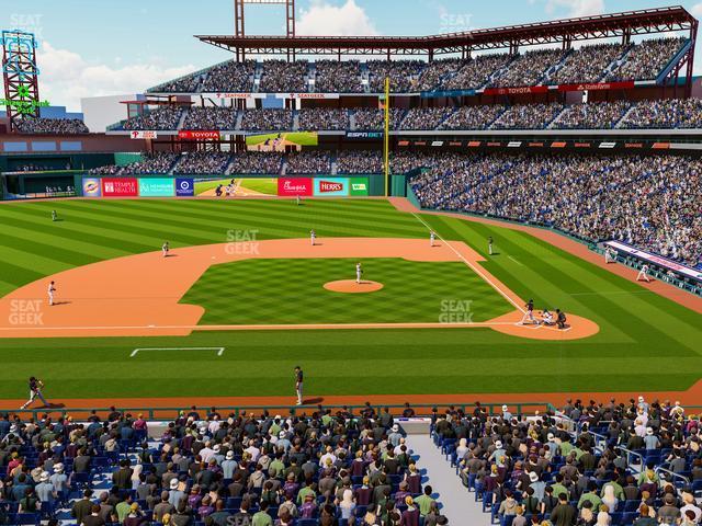 Seating view for Citizens Bank Park Section Suite 22