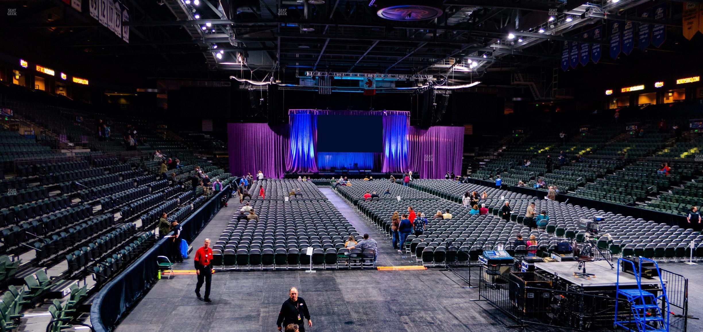 Seating view for Blue Arena at The Ranch Events Complex Section M