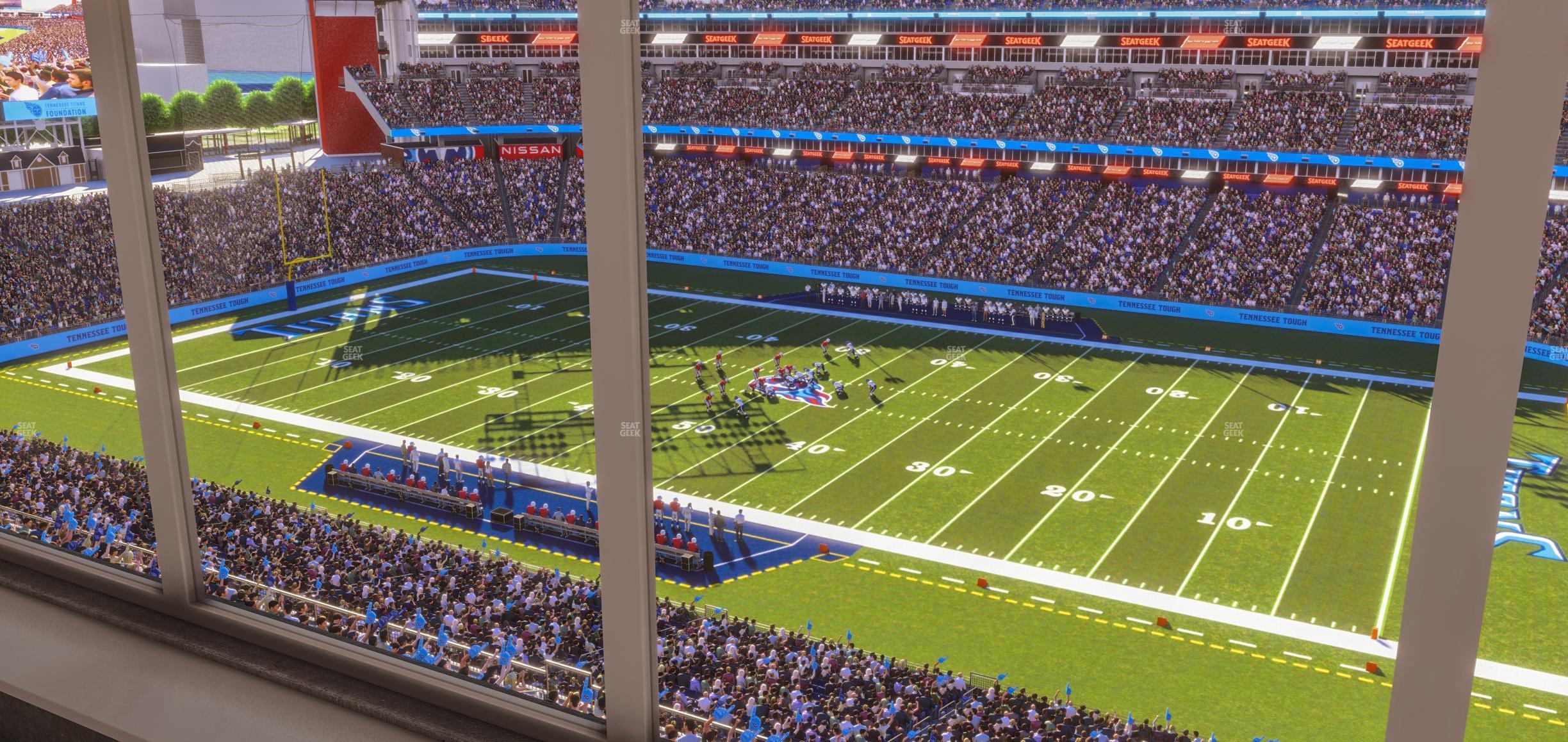 Seating view for Nissan Stadium Section Suite 610 E