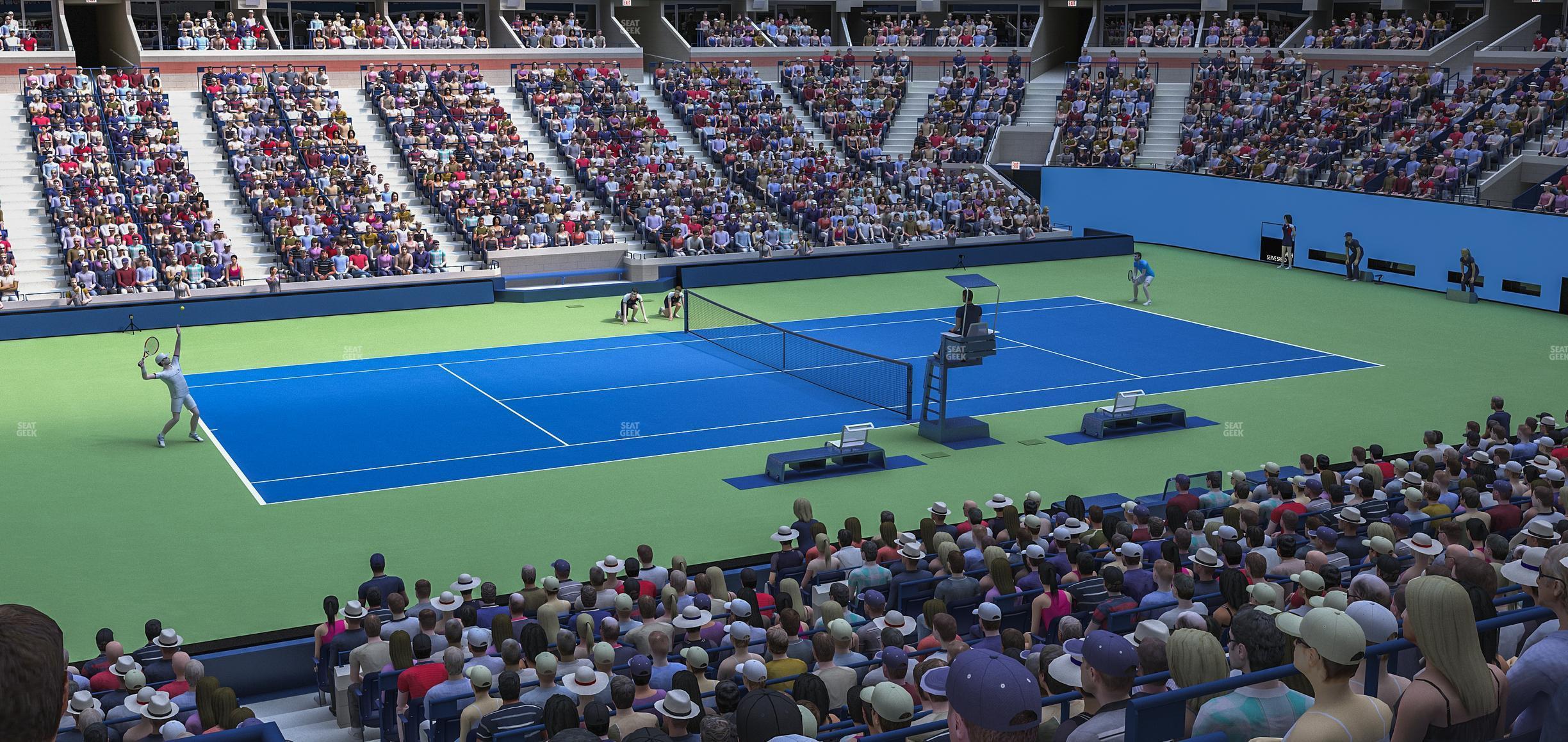 Seating view for Arthur Ashe Stadium Section Suite 131