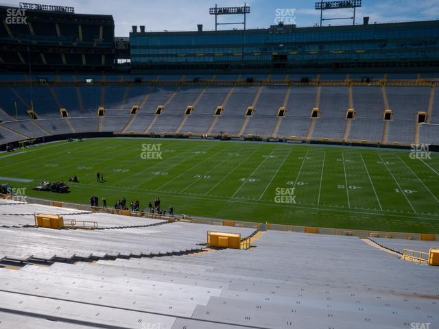 Seating view for Lambeau Field Section 115