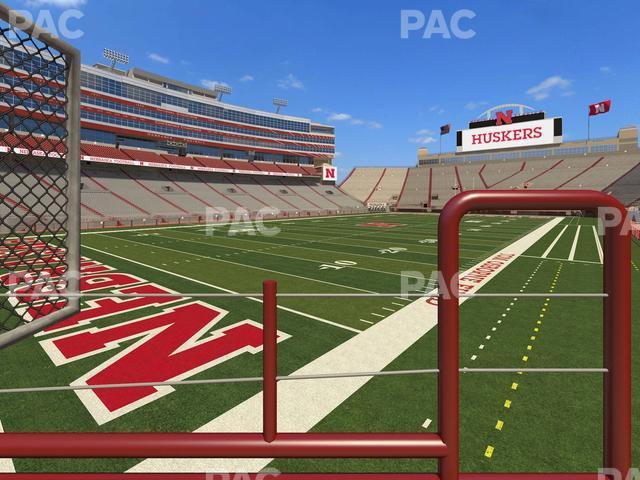 Seating view for Memorial Stadium Nebraska Section 14 D