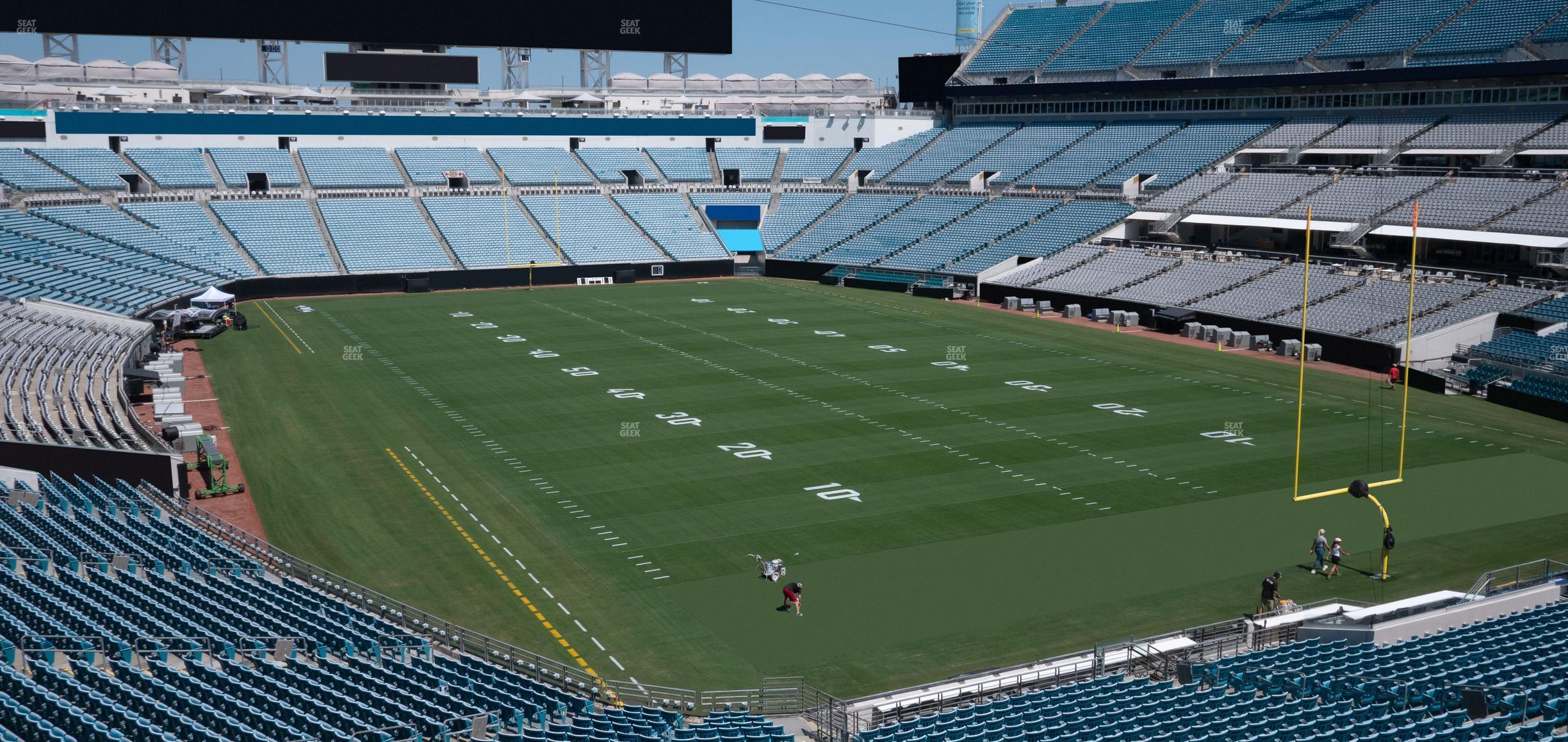 Seating view for EverBank Stadium Section Terrace Suite Chalet West 1