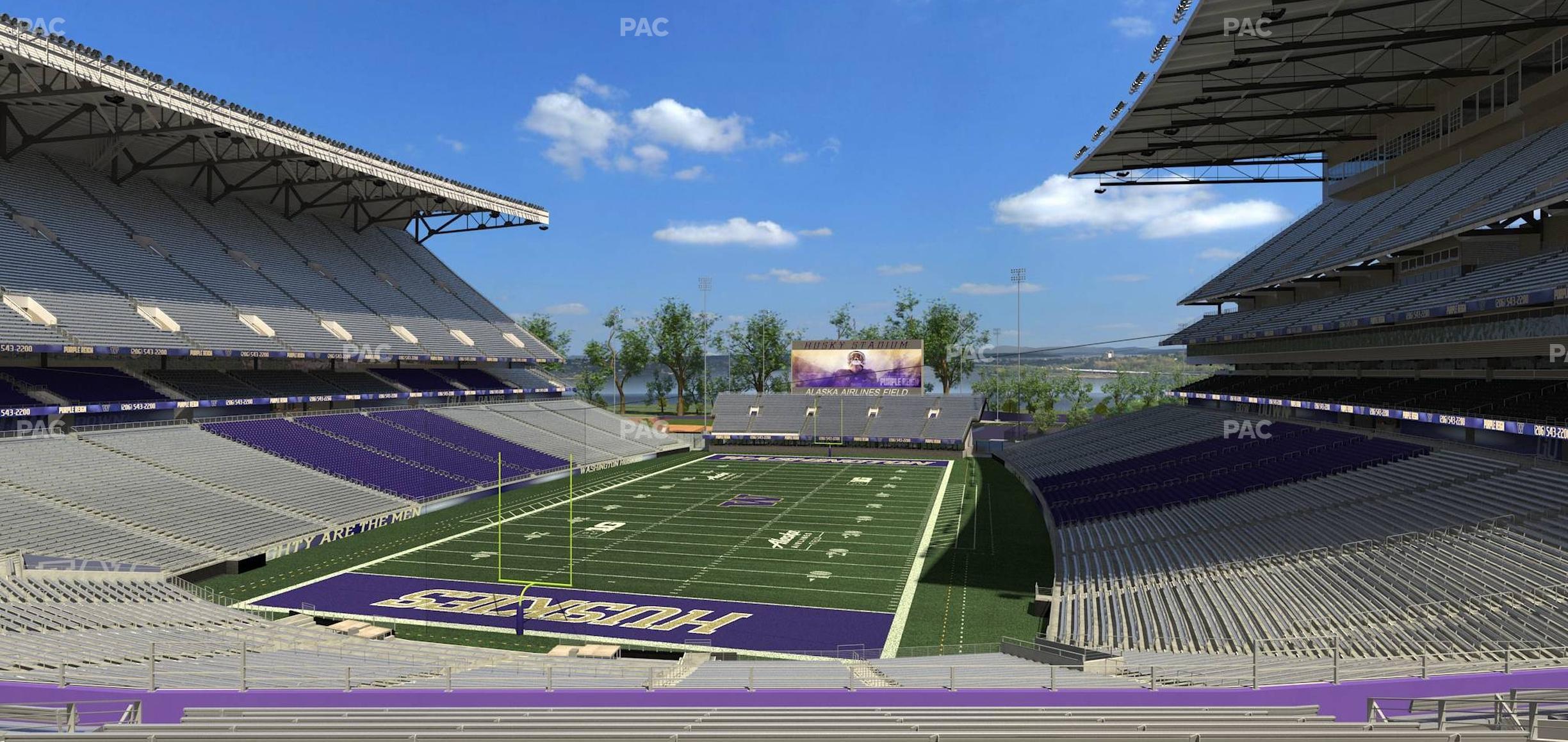 Seating view for Husky Stadium Section 216