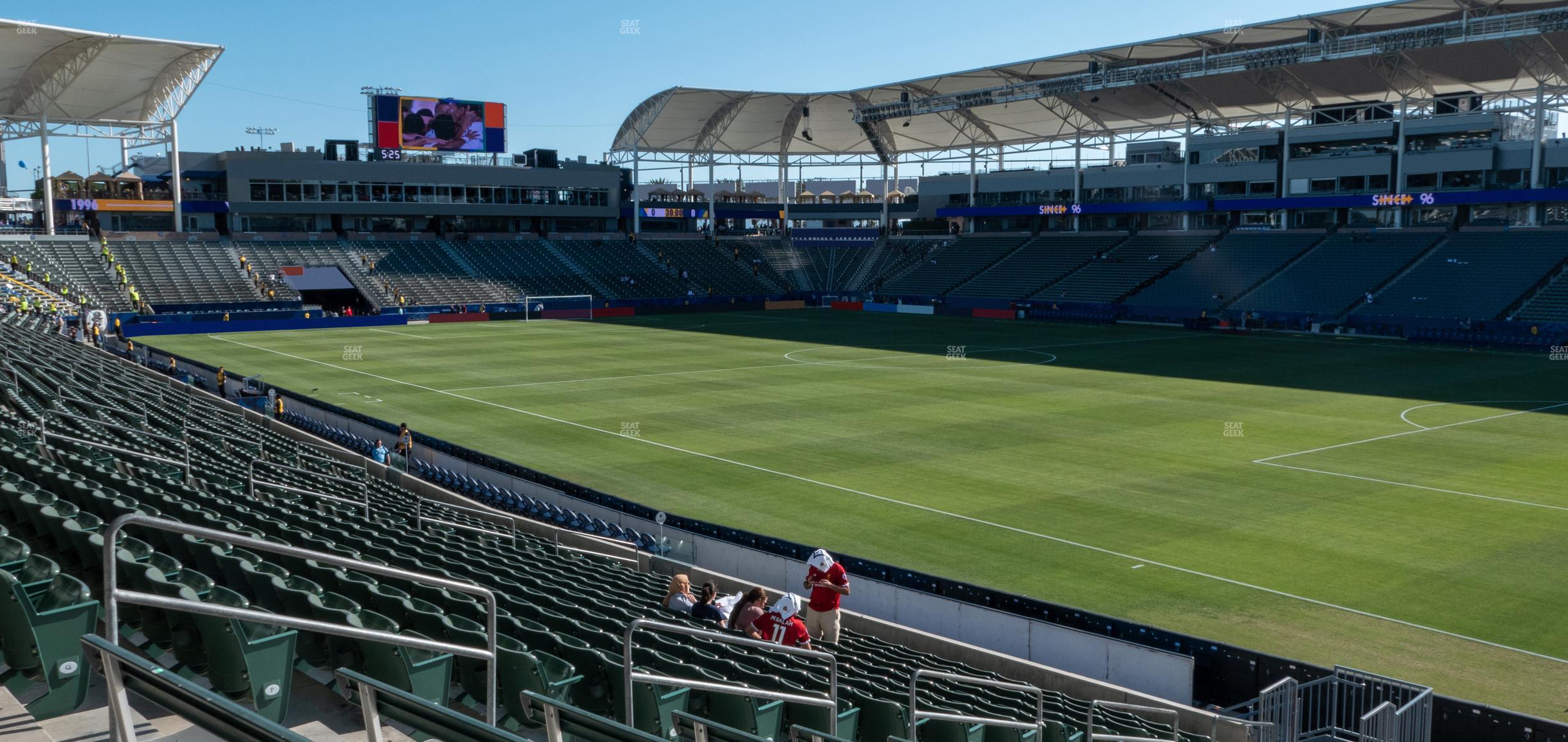 Seating view for Dignity Health Sports Park Section 127