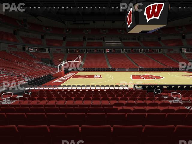 Seating view for Kohl Center Section 123