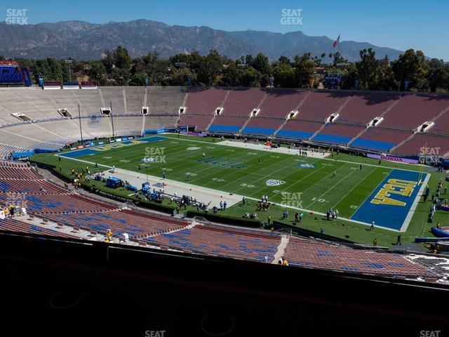 Seating view for Rose Bowl Stadium Section Club 203