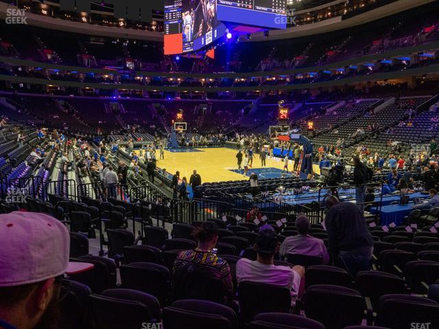 Seating view for Wells Fargo Center Section 117