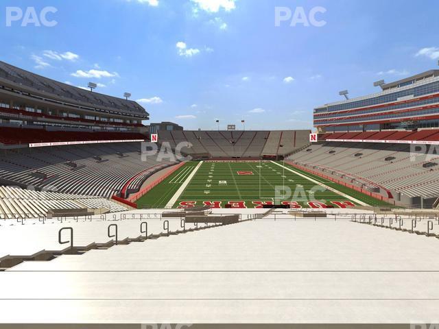 Seating view for Memorial Stadium Nebraska Section 36 C