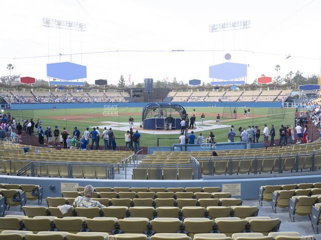 Seating view for Dodger Stadium Section 1 Fd