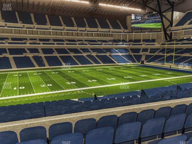 Seating view for Lucas Oil Stadium Section 243