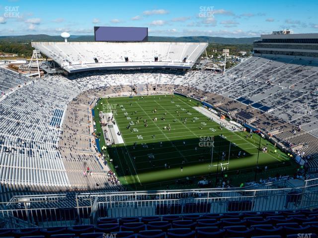 Seating view for Beaver Stadium Section South H Upper