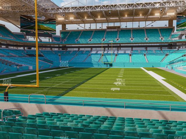 Seating view for Hard Rock Stadium Section 131