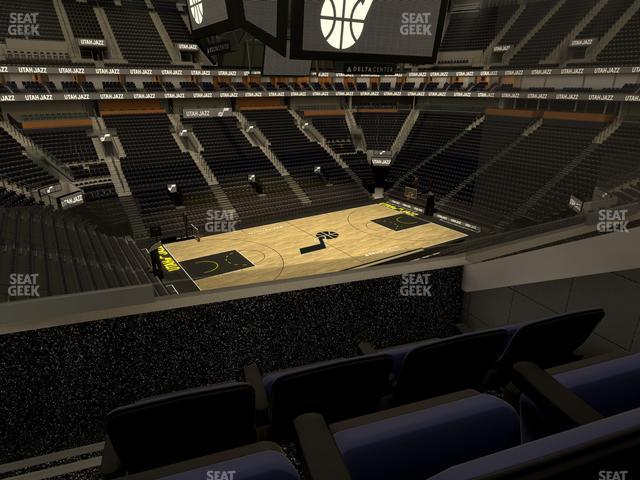 Seating view for Delta Center Section Suite 30