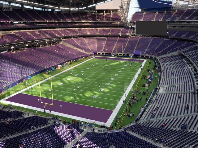 Seating view for U.S. Bank Stadium Section 351