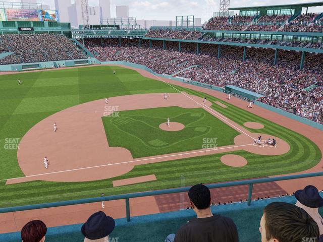 Seating view for Fenway Park Section Aura Pavilion 8