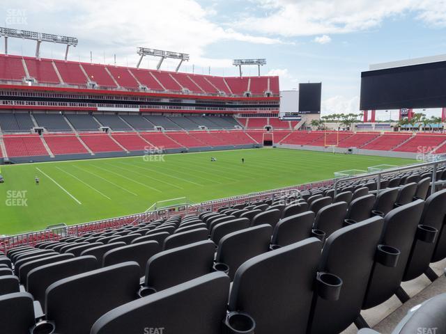 Seating view for Raymond James Stadium Section 206