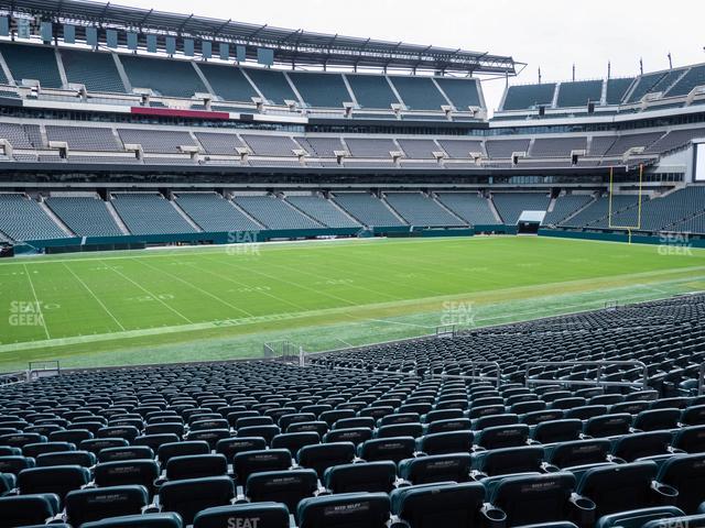 Seating view for Lincoln Financial Field Section 136