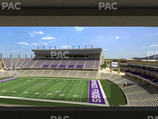 Seating view for Amon G. Carter Stadium Section Champions Suite 3